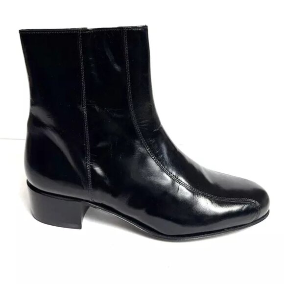 Florsheim Men’s Duke Bike Toe Zipper Boot Black, Size 9 E - Picture 1 of 6